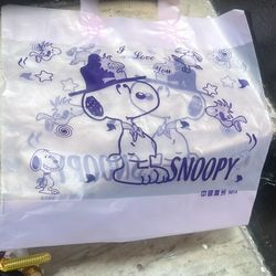 snoopy reusable bags 