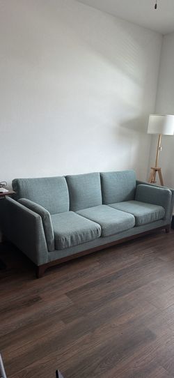Article Powder blue tweed couch