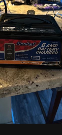 Car battery charger 6 amp /great condition