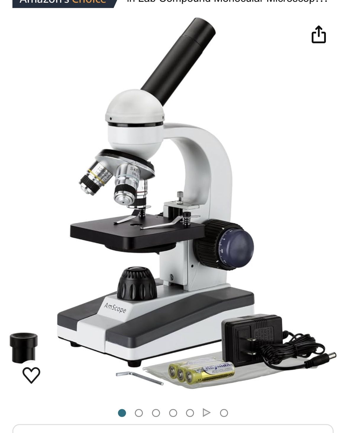 Amscope microscope portable