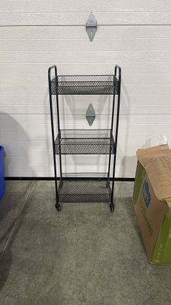 3 Tier Metal Rolling Cart