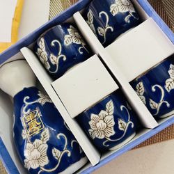 antique set of tea cup