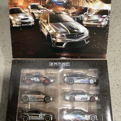Hot Wheels 6 Pack Zamac Silver Series Honda Civic Type R (EK9) Toyota Trueno BMW Porsche Mercedes Benz Ford Focus  Die Cast Cars (VALENCIA) $20