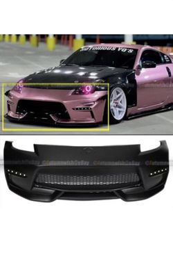 For 03-08 350z to 370z NIS Style Front Bumper Cover Conversion Body Kit W/ LED