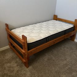 Twin Bed w/Sealy Mattress