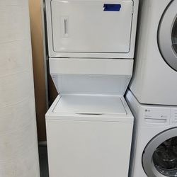 Whirlpool Top load Washer  with Agitator and Gas Dryer Stackable Single Unit Laundry Center