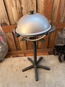 Electric Stand Grill with Dome Lid