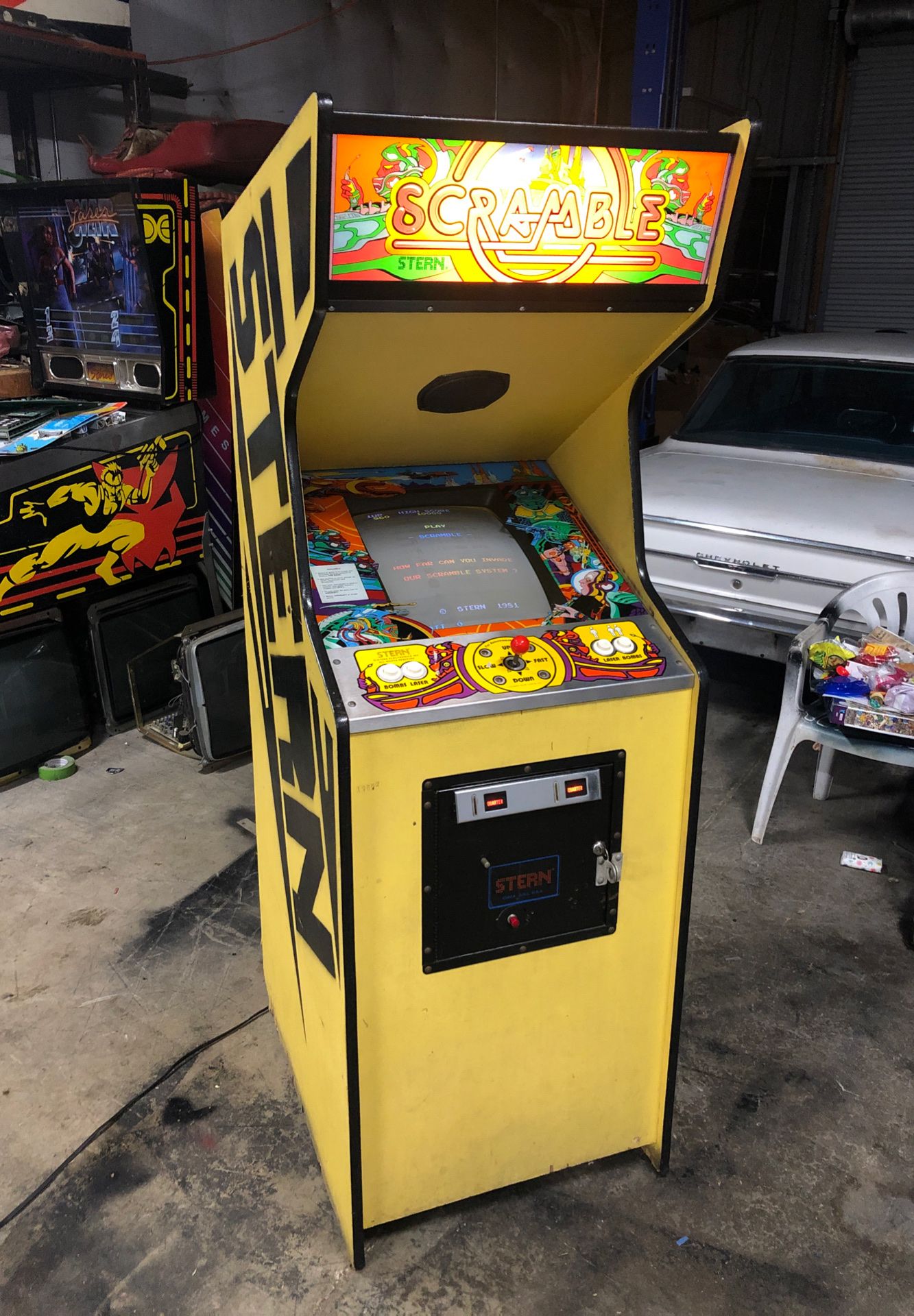 Stern Scramble arcade game