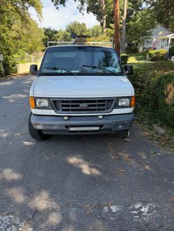 Ford E-Series Cargo Van with Roof Rack