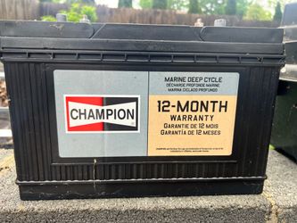 Champion Marine Deep Cycle Battery