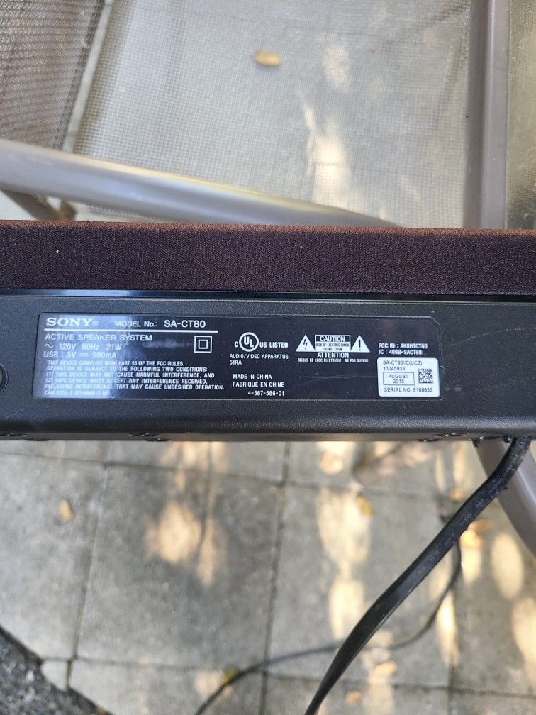 Sony Bluetooth Soundbar