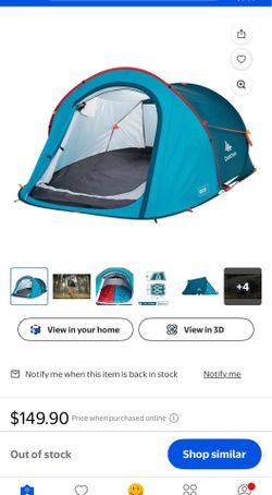 Quechua 2 second 2 person pop up tent