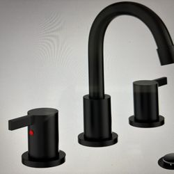 NIB- Matte Black Bathroom Faucet - Please Read Entire Post