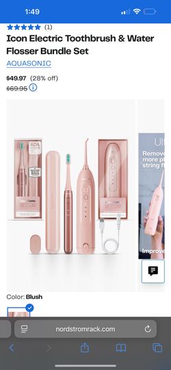 Icon Electric Toothbrush & Water Flosser Bundle Set