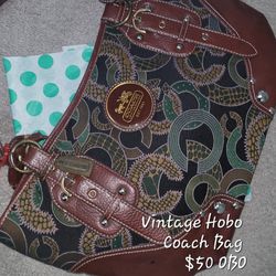 Vintage Coach Hobo Bag