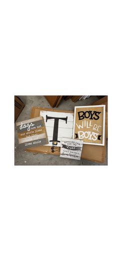 Wood wall decor $15 for all