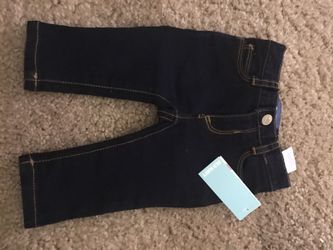 Girls jeans size 3:6 months