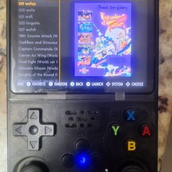 R36s Handheld Gaming Console. Barely Used, Original Screen Protector Is Still On. 