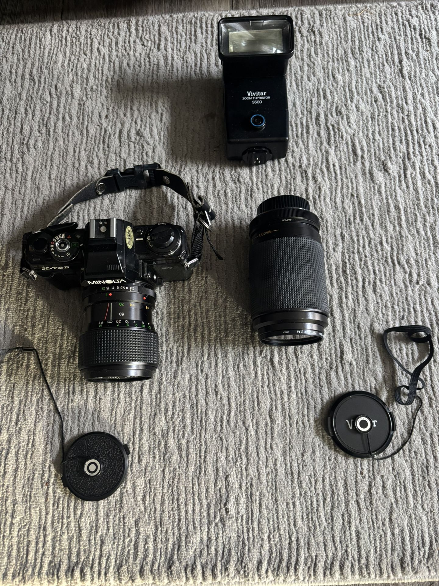 Minolta x-700 35 mm Film Camera With Extra Lens