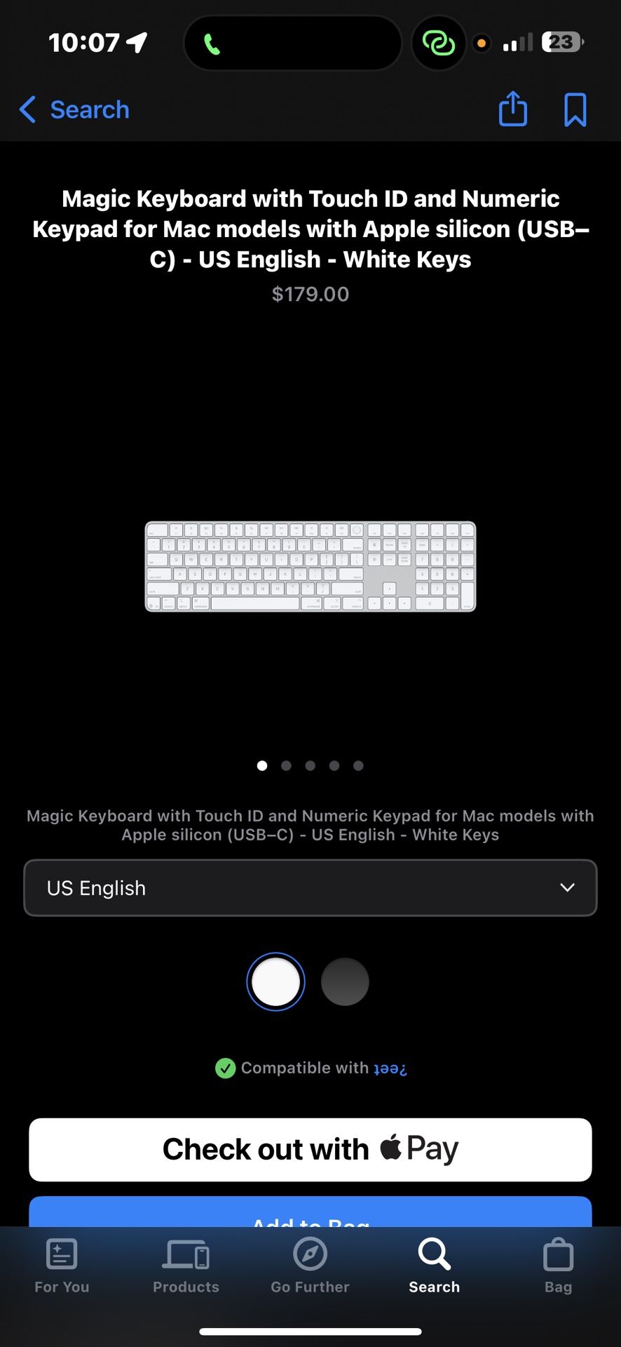 Magic Keyboard w/ Touch ID
