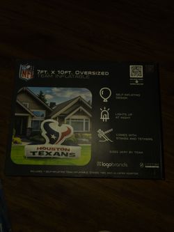 7ft×10 oversized blow up for front yard