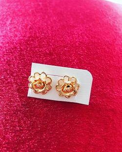 Aretes De Oro Laminado 