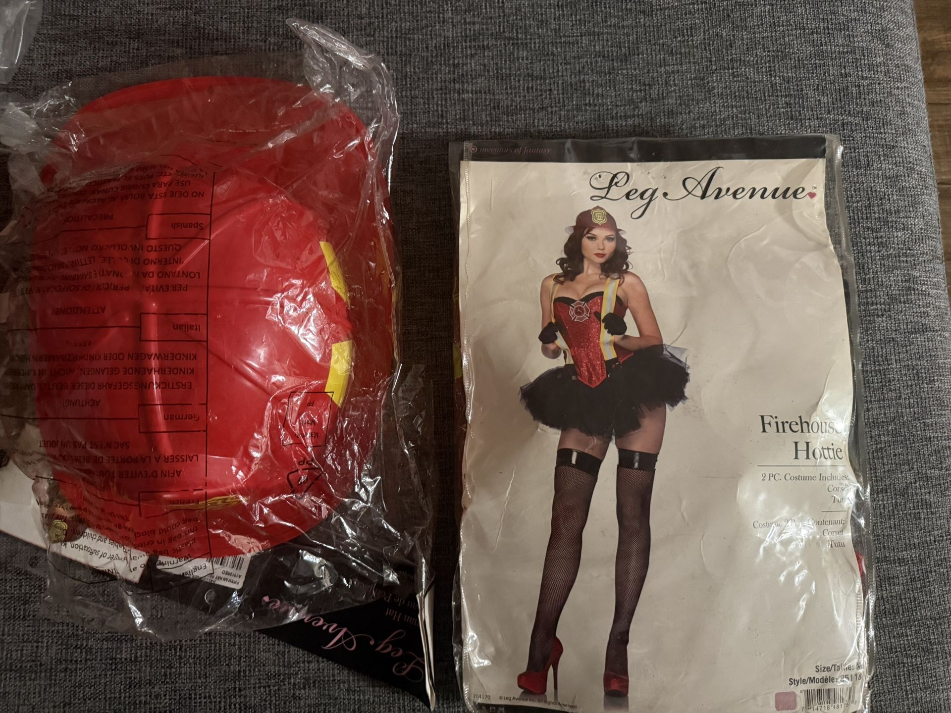Sexy Fire Girl Costume MEDIUM    Like New