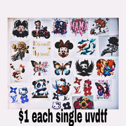 New Single Uvdtf Wraps Great For Any Tumbler Or Mug Picture Shows 16 Oz Fit