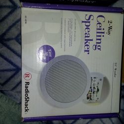 Radio Shack 5 And 1/4 Inch Woofer 2-way Ceiling Speakers 40 Watts Max