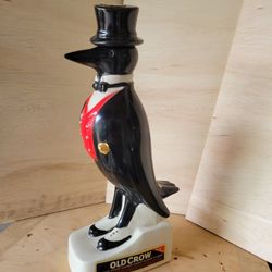 Old Crow Whiskey Decanter 