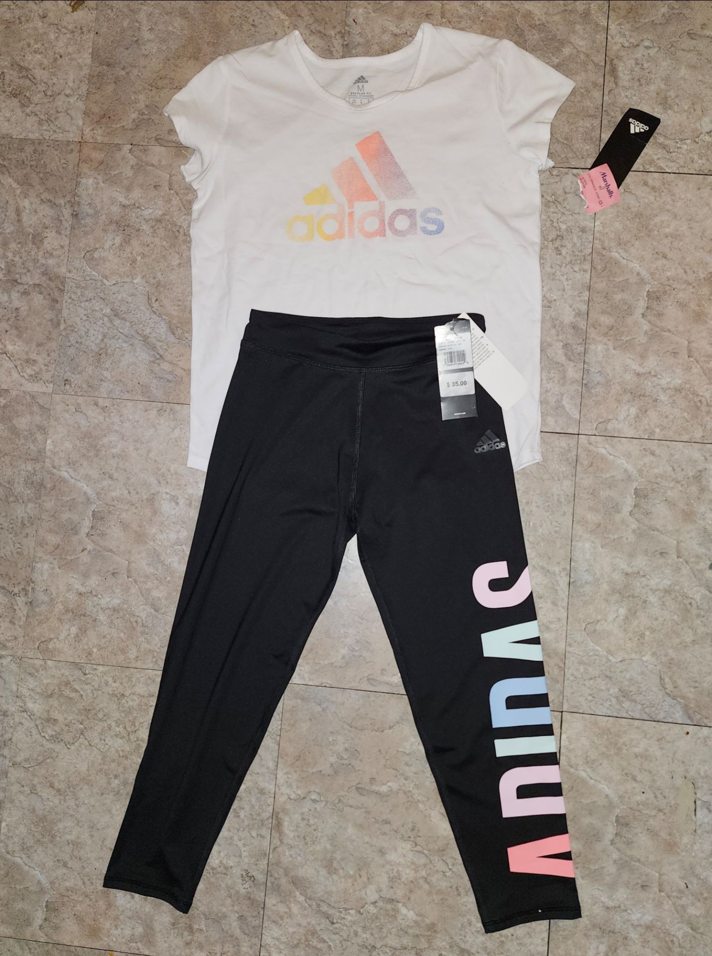 Adidas 2pc girls new set