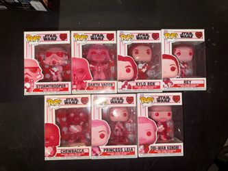 Star Wars valentines Funkos