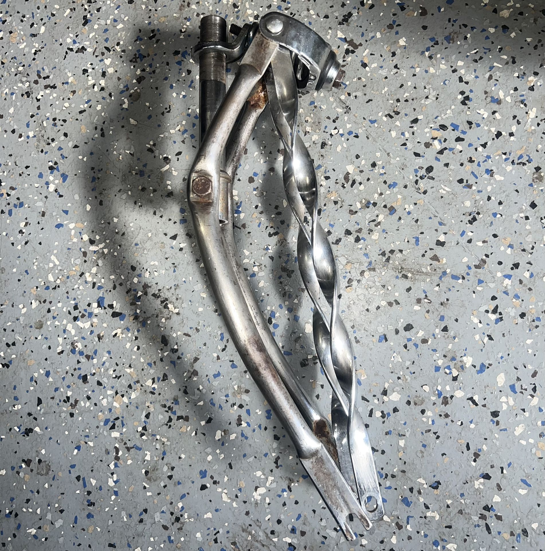 20 Inch Twisted Bicycle Spring Fork