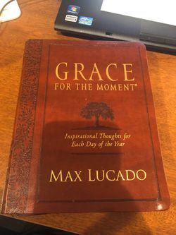 Grace for the Moment Max Lucado Inspirational Thoughts for Each Day of the Year leather