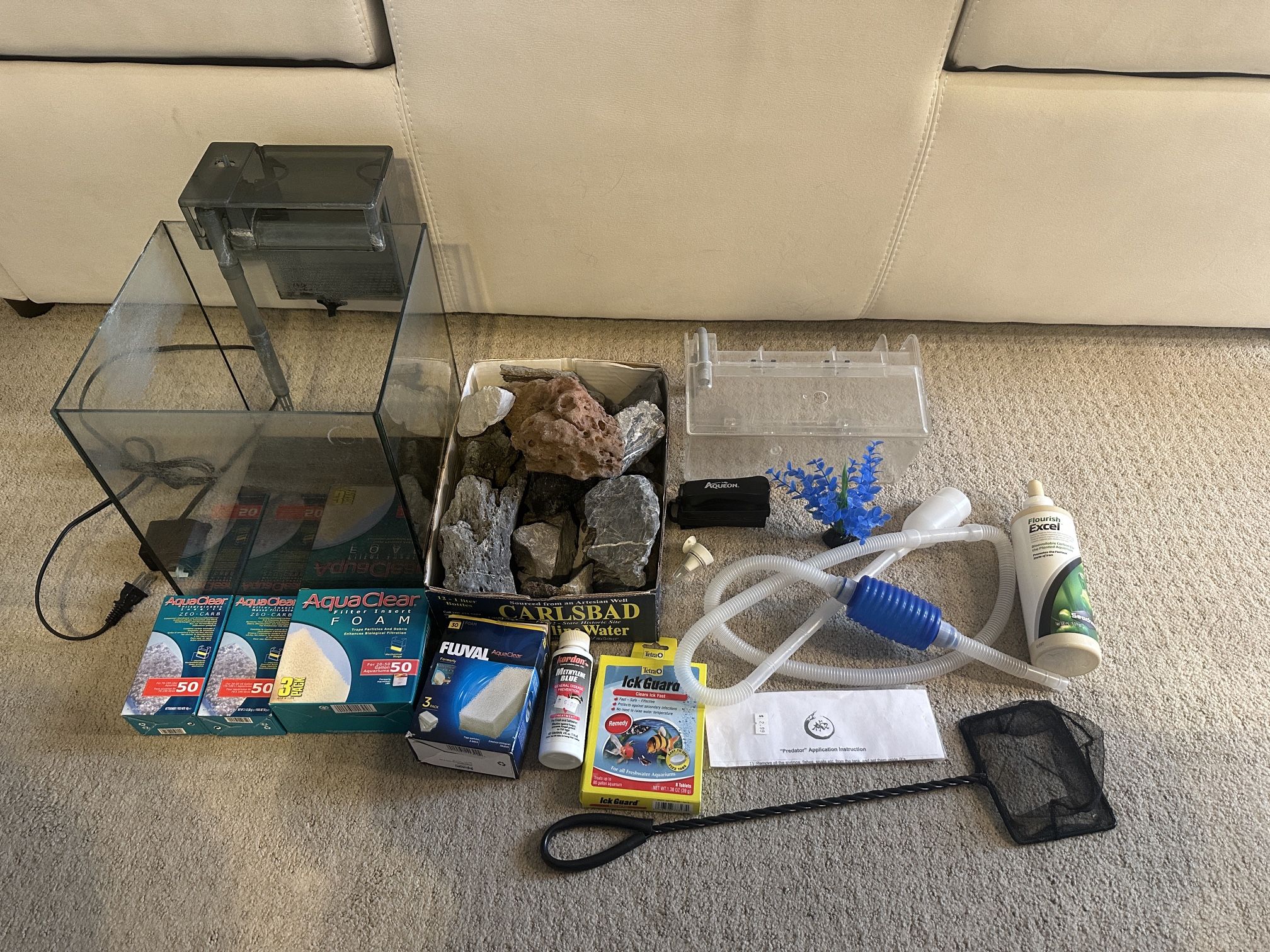 Fish Tank And Accessories
