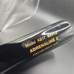 Model kb17 maple adrenaline x baseball bat