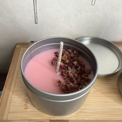 lavender and rose candles