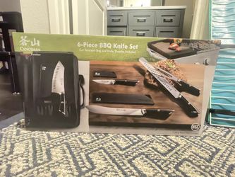 New 6 piece bbq knife set