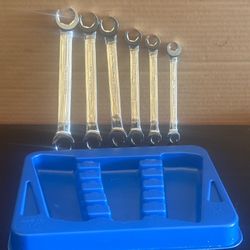 Cornwell Tools BWFMP6ST - 6 Piece Metric Double End Flare Nut Wrench Set