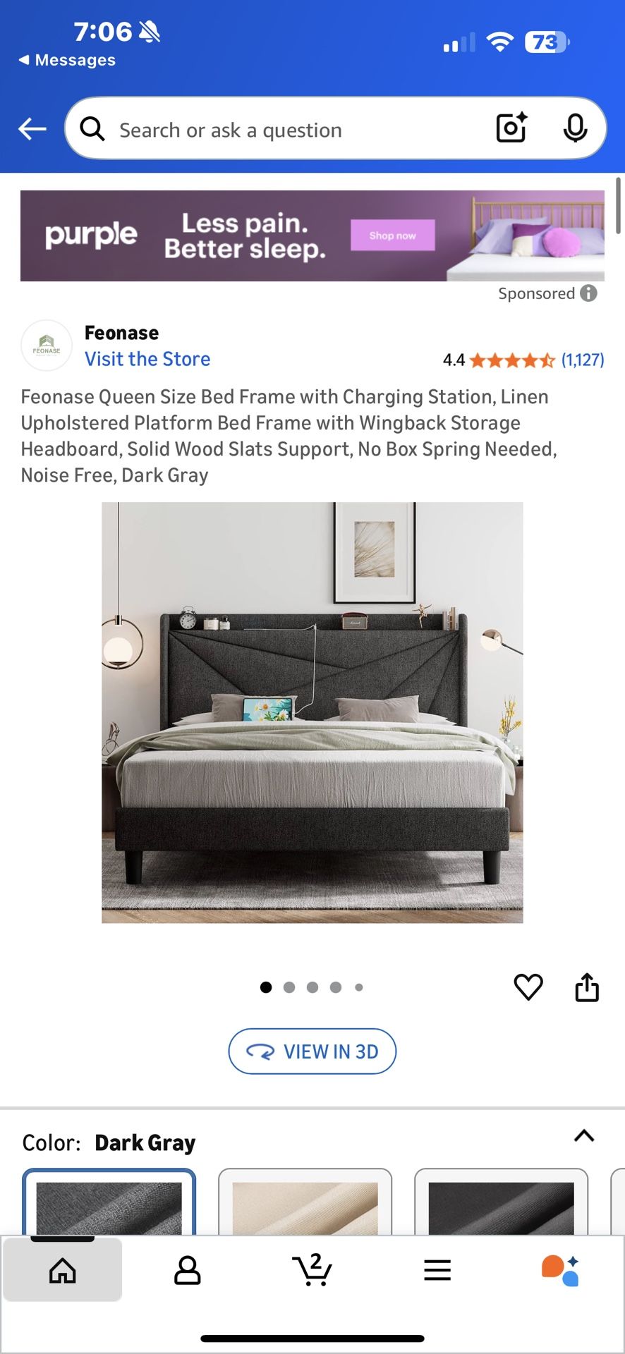 queen bed frame