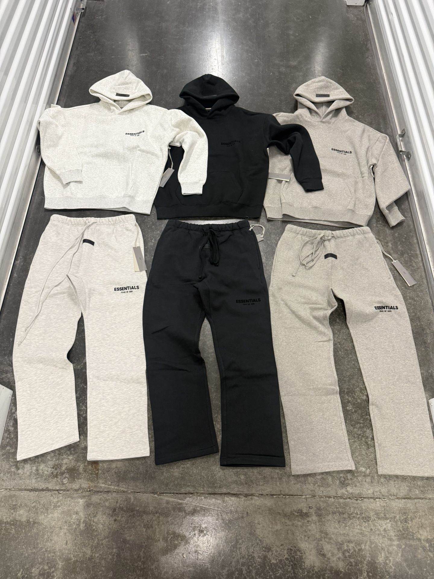 Essentials Uncuffed Pants & Hoodies