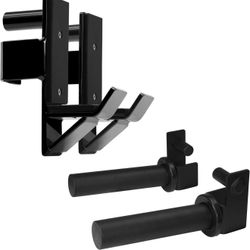 Yes4All Power Rack J-Hooks 2x2 + Weight Holder Attachment 2x2