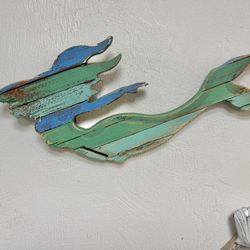 New Handcrafted Carved Mermaid 