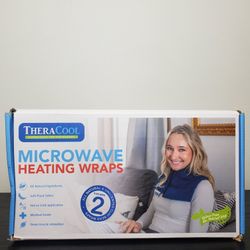 New- ThermaCool Microwave Heating Wraps - 2 Pack