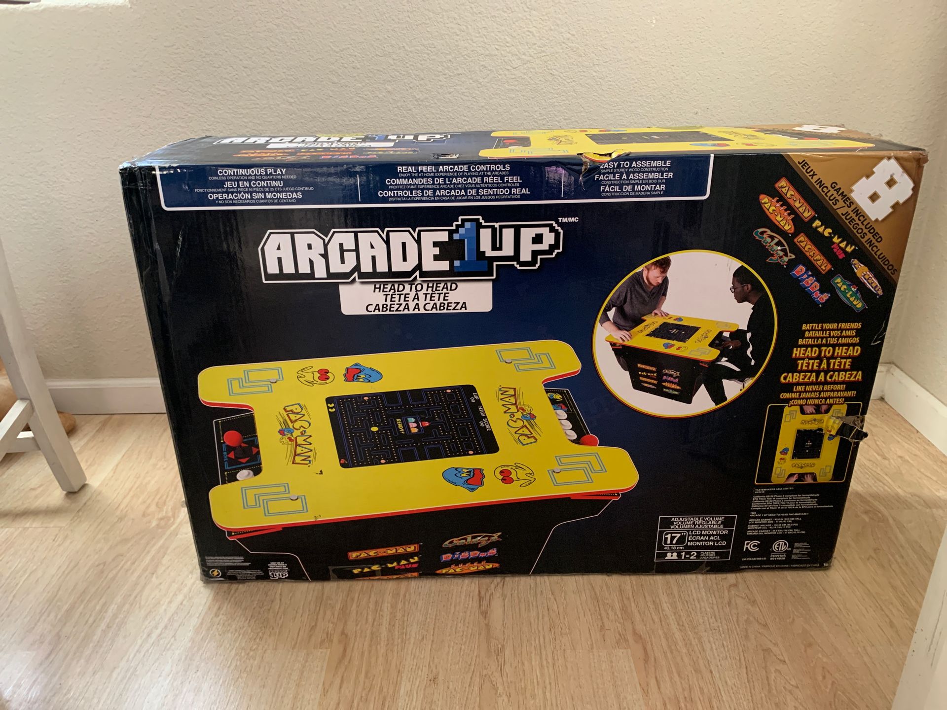 Brand new never opened Arcade 1Up. 8 games