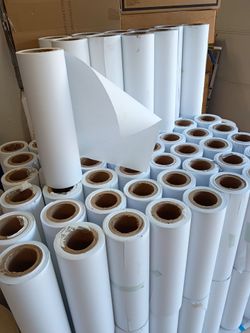 PAPER ROLLS -BRIGHT WHITE - THICK.....for painting - markers- banners.....$4
