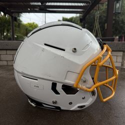 Barely Used White F7 Football Helmet