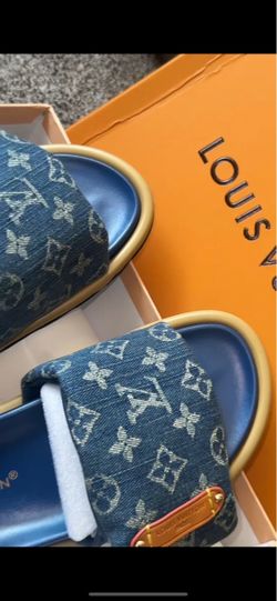(Women) Louis Vuitton Pillow Slide 'Blue'