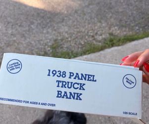 1938 Panel Truck Die-Cast Metal Coin Bank