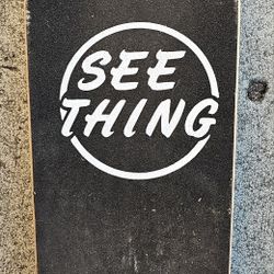 See Thing Longboard - 42" Skateboard with 70mm wheels